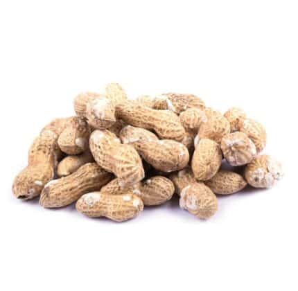 بادام زمینی با پوست